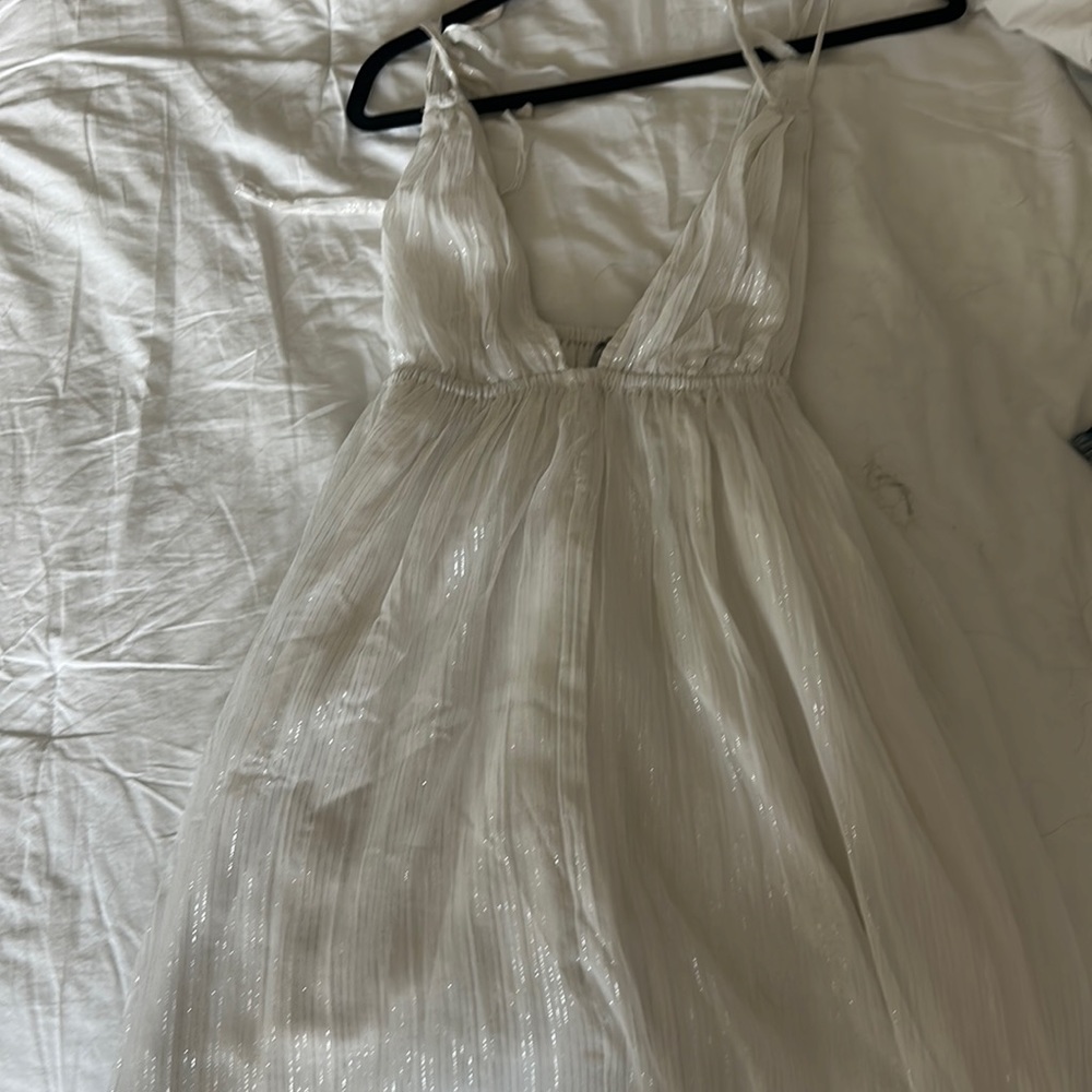 Tie Sparkle Summer Dress
